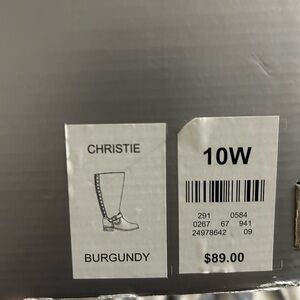 Cloudwalkers Burgundy Knee-High Boots